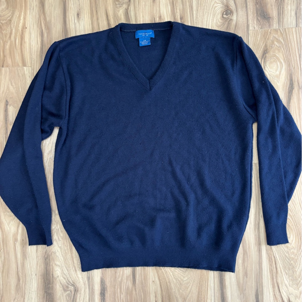 Towncraft Deep Blue Knit Sweater